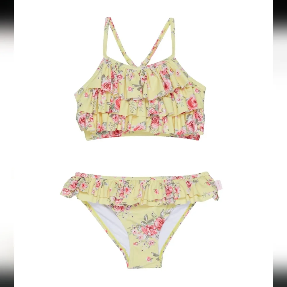 NEW Seafolly Paradise Garden Ruffle bikini set size 12-18 months